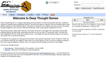 Tablet Screenshot of deepthoughtgames.com